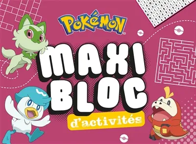 Pokémon : maxi bloc d'activités