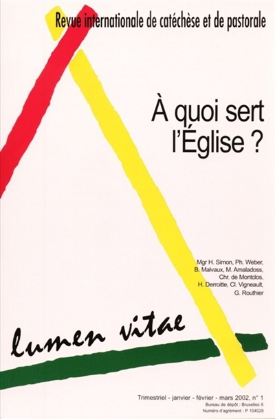 Lumen vitae, n° 1 (2002). A...