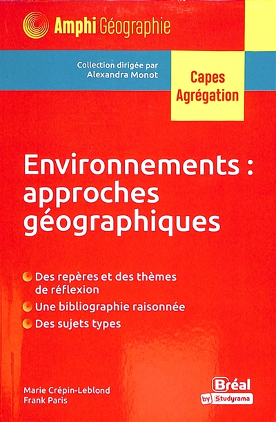 Environnements : approches géographiques : Capes, agrégation