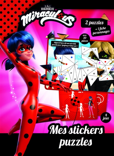Miraculous : mes stickers puzzles