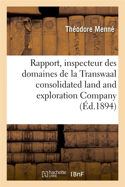Rapport de M. Théodore...