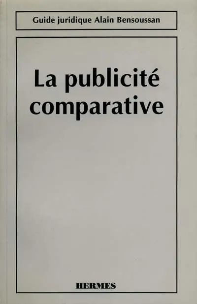 La Publicité comparative
