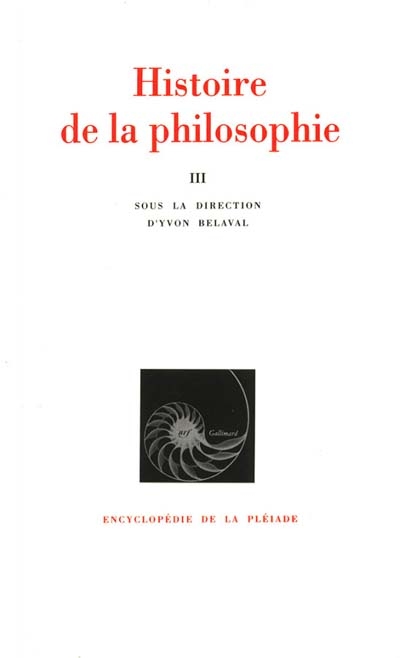 Histoire de la philosophie. Vol. 3. Du XIXe siècle à nos jours