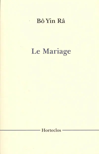 Le mariage