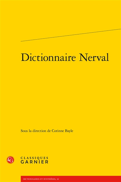 Dictionnaire Nerval