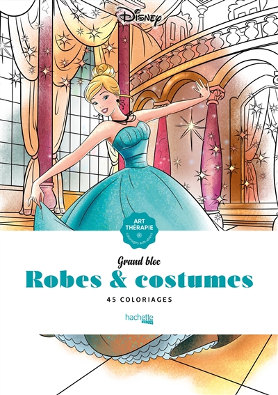 Robes & costumes : 45 coloriages anti-stress
