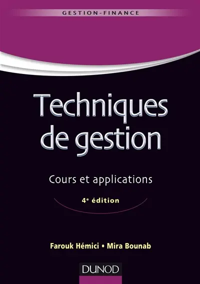 Techniques de gestion : cours et applications