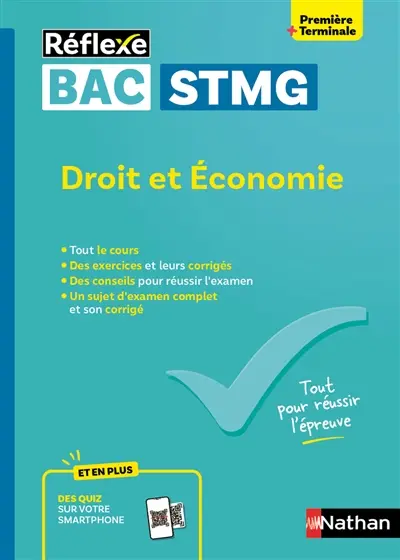 Droit et économie, bac STMG première, terminale