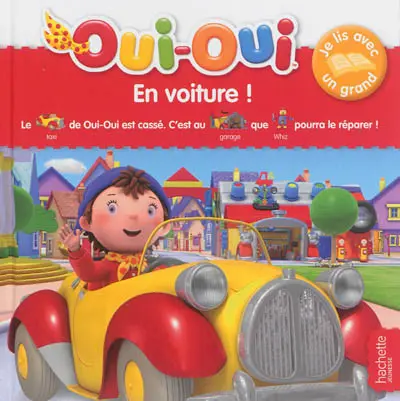 En voiture : je lis avec un grand