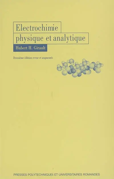 Electrochimie physique et analytique
