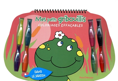 Dans le jardin : coloriages effaçables