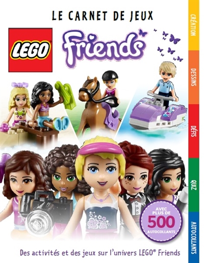 Lego friends : le carnet de jeux