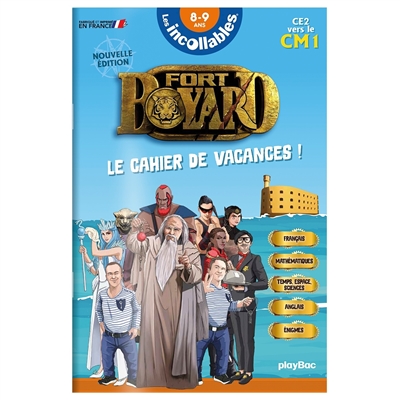 Fort Boyard, CE2 vers le CM1, 8-9 ans : le cahier de vacances !