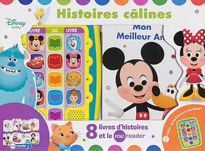 Disney baby : histoires câlines : 8 livres d'histoires et le Me reader