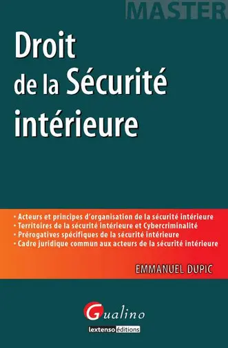 Droit de la sécurité intérieure