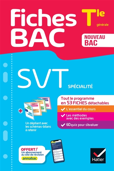 SVT spécialité, terminale...