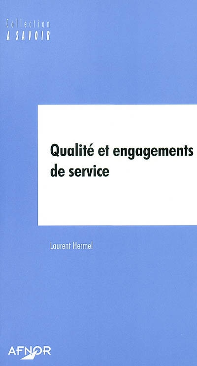 Qualité et engagements de...
