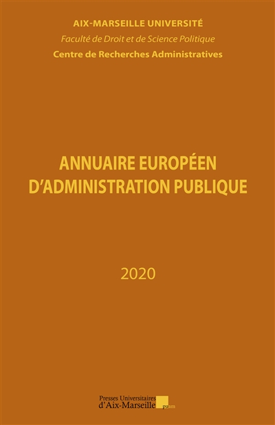 couverture du livre Annuaire européen d'administration publique, n° 43. L'action publique face au Covid-19