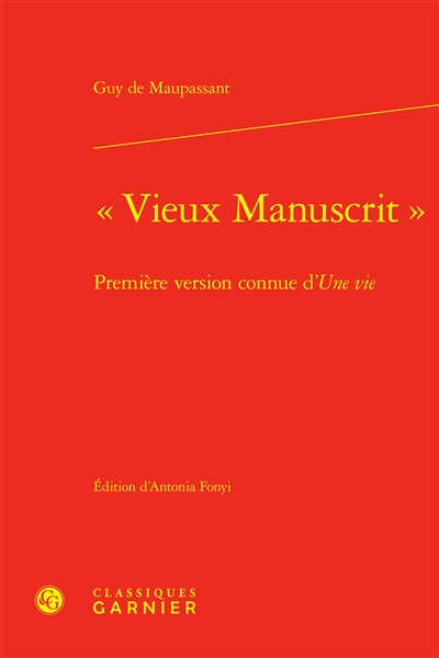 Vieux manuscrit : première...