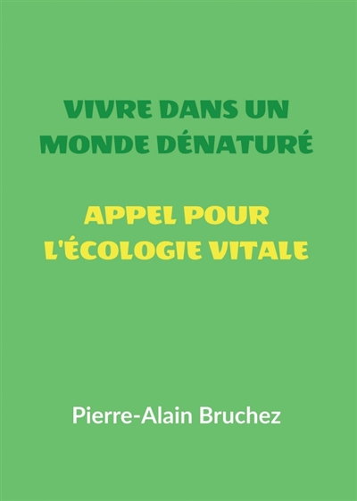 VIVRE DANS UN MONDE...