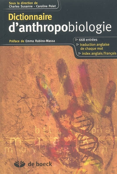 Dictionnaire d'anthropobiologie