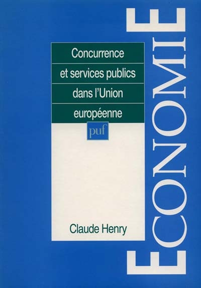 Concurrence et services publics dans l'Union européenne