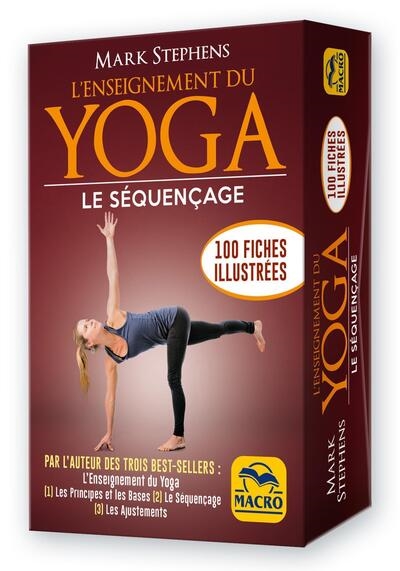 L'enseignement du yoga : le séquençage : 100 fiches illustrées