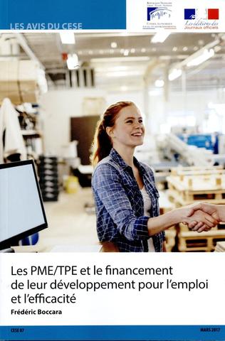 Les PME-TPE et le financement de leur développement pour l'emploi et l'efficacité : mandature 2015-2020, séance du 15 mars 2017