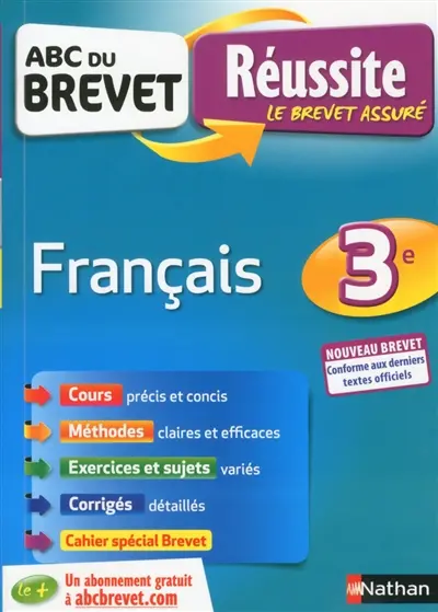 Français 3e : nouveau brevet