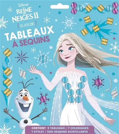 La reine des neiges II : tableaux à sequins