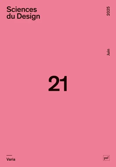 Sciences du design, n° 21. Varia
