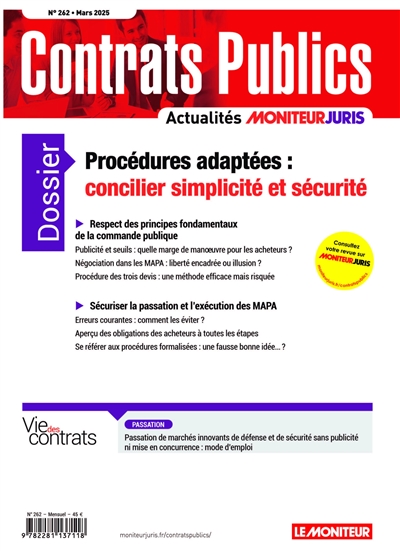 Contrats publics,...