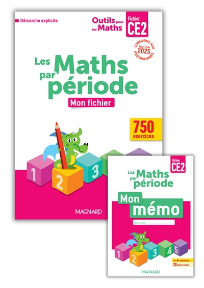 Outils pour les maths CE2, cycle 2 : les maths par période : mon fichier