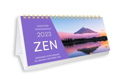 Zen 2023 : organisez votre semaine de janvier à décembre 2023