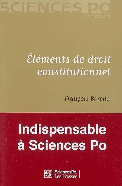 Eléments de droit constitutionnel