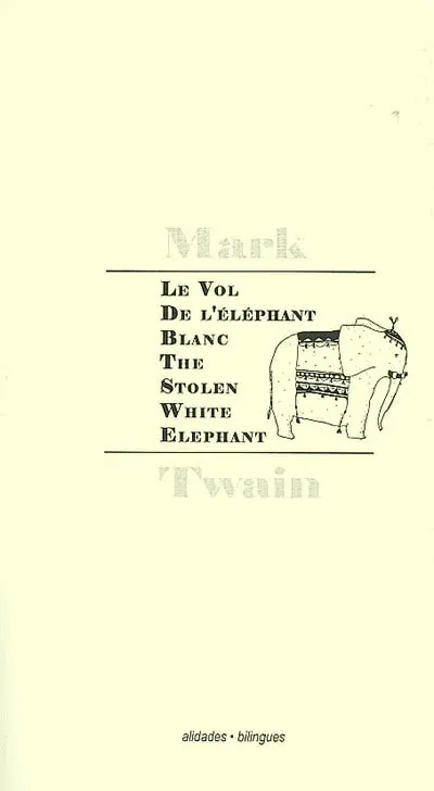 Le vol de l'éléphant blanc : 1882. The stolen white elephant