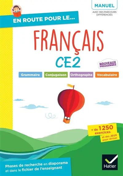 En route pour le français, CE2 : manuel : nouveaux programmes