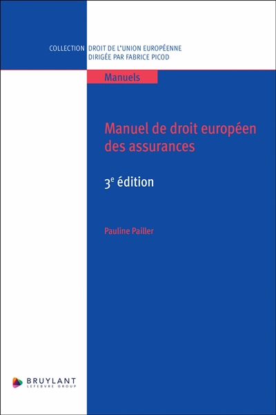 Manuel de droit européen...