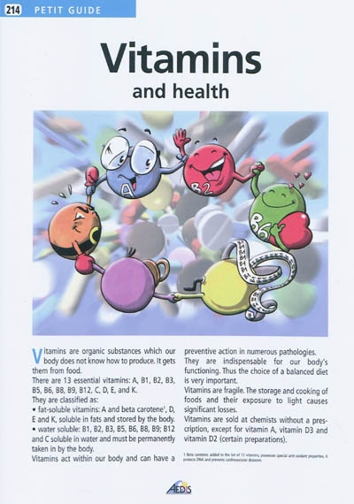 Vitamins and health