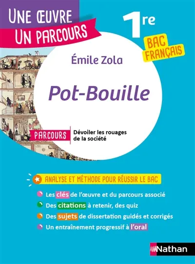 Emile Zola, Pot-Bouille : parcours dévoiler les rouages de la société : 1re bac français
