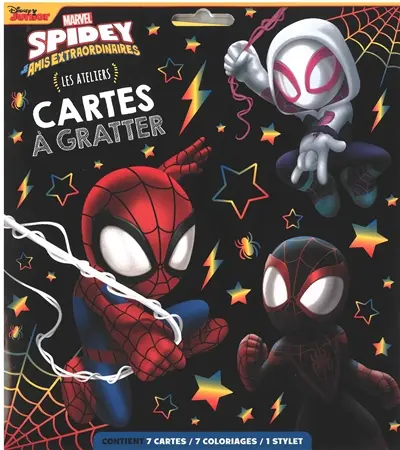 Spidey et ses amis extraordinaires : cartes à gratter