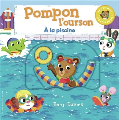 Pompon l'ourson. A la piscine