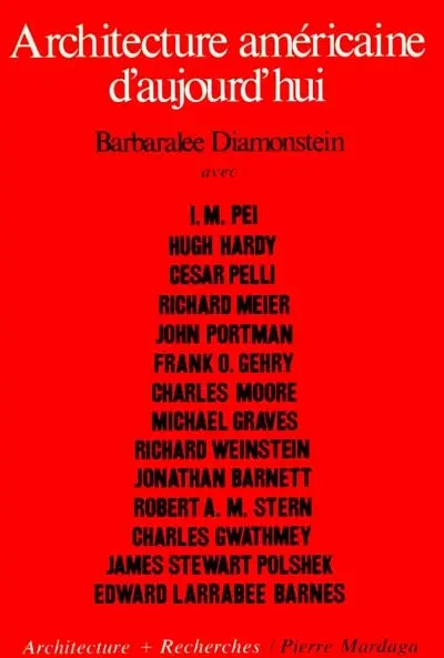 L'architecture américaine d'aujourd'hui