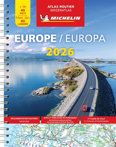 Europe 2026 : atlas routier...