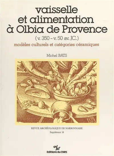 Vaisselle et alimentation à Olbia de Provence : 350-50 av. J.-C., modèles culturels et catégories céramiques