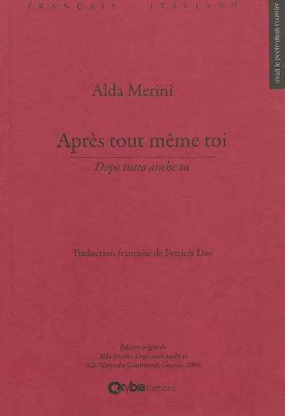 Après tout même toi. Dopo tutto anche tu