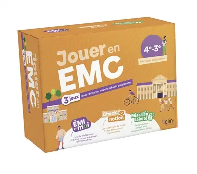 Jouer en EMC 4e-3e : 3 jeux pour réviser les notions clés du programme : nouveaux programmes