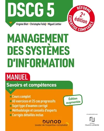 DSCG 5, management des systèmes d'information : manuel, savoirs et compétences
