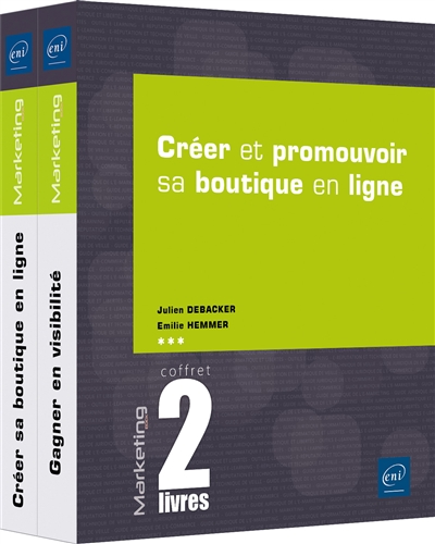 Créer et promouvoir sa boutique en ligne : coffret 2 livres