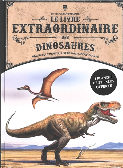 Pack Livre extraordinaire des dinosaures + stickers